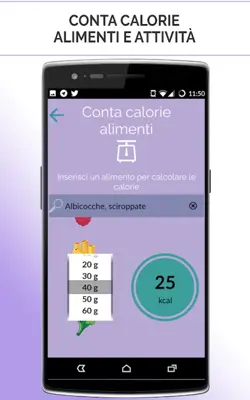 La tua dieta personalizzata android App screenshot 4